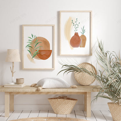 Nautical-themed room with wooden bench, framed artwork, and decorative items.